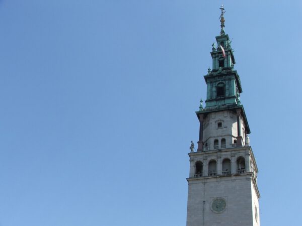 Wieża sanktuarium na Jasnej Górze w Częstochowie